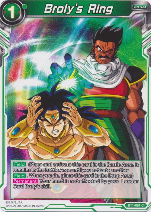 Broly's Ring - BT1-081 - Common available at 401 Games Canada