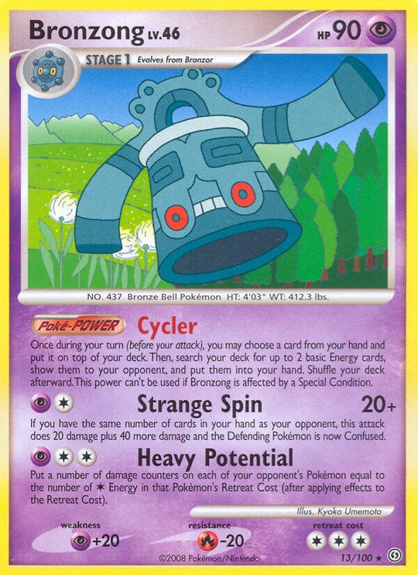 Bronzong - 13/100 - Rare available at 401 Games Canada