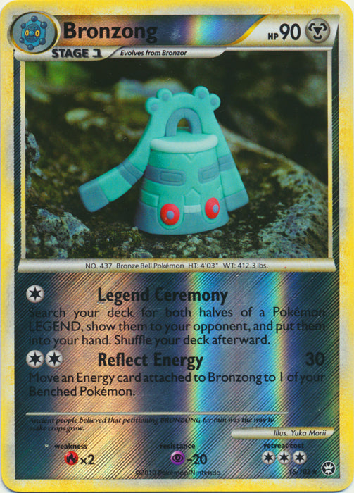 Bronzong - 15/102 - Rare - Reverse Holo available at 401 Games Canada