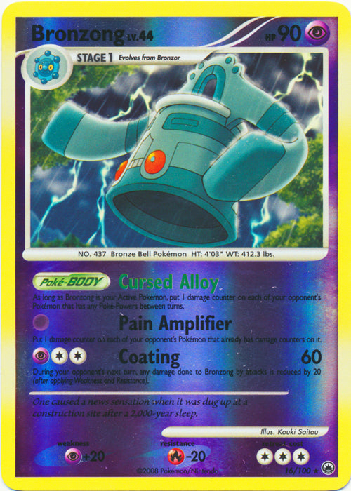 Bronzong - 16/100 - Rare - Reverse Holo available at 401 Games Canada
