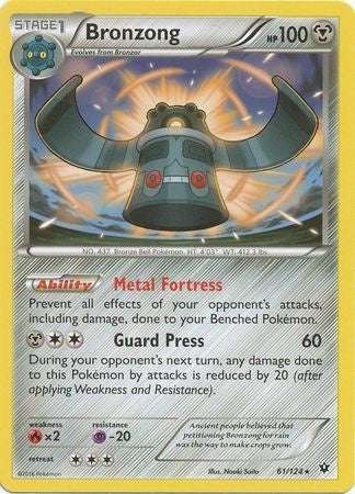 Bronzong - 61/124 - Rare available at 401 Games Canada