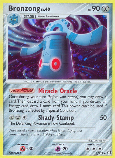 Bronzong - 6/123 - Holo Rare available at 401 Games Canada