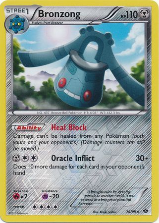 Bronzong - 76/99 - Rare - Reverse Holo available at 401 Games Canada