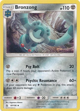 Bronzong - 87/156 - Uncommon available at 401 Games Canada