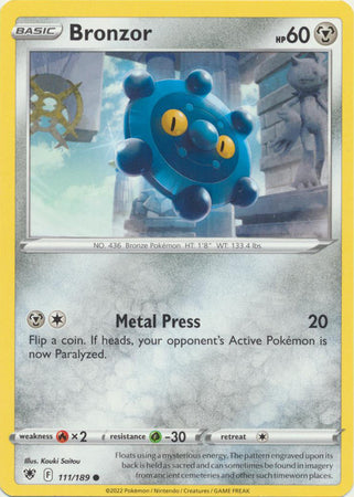 Bronzor - 111/189 - Common available at 401 Games Canada