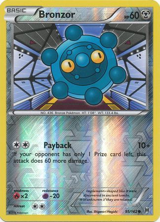 Bronzor - 95/162 - Common - Reverse Holo available at 401 Games Canada