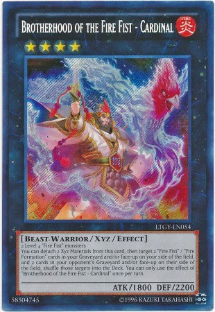 Brotherhood of the Fire Fist - Cardinal - LTGY-EN054 - Secret Rare - Unlimited available at 401 Games Canada