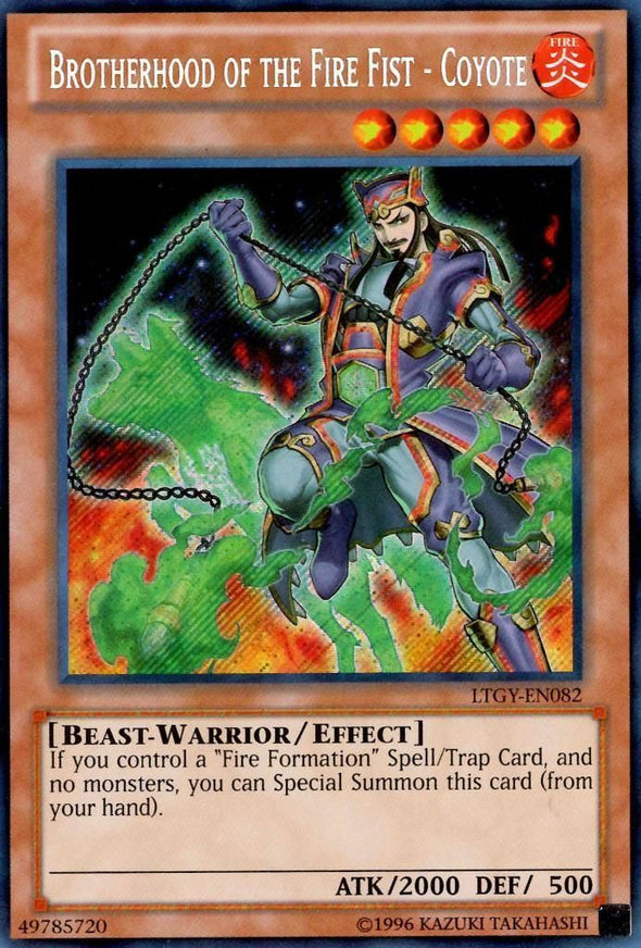 Brotherhood of the Fire Fist - Coyote - LTGY-EN082 - Secret Rare - Unlimited available at 401 Games Canada