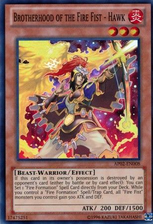 Brotherhood of the Fire Fist - Hawk - AP02-EN008 - Super Rare available at 401 Games Canada