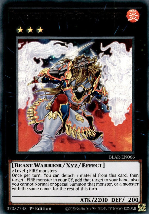 Brotherhood of the Fire Fist - Lion Emperor - BLAR-EN066 - Ultra Rare - 1st Edition available at 401 Games Canada