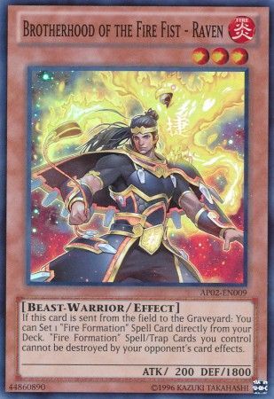 Brotherhood of the Fire Fist - Raven - AP02-EN009 - Super Rare available at 401 Games Canada