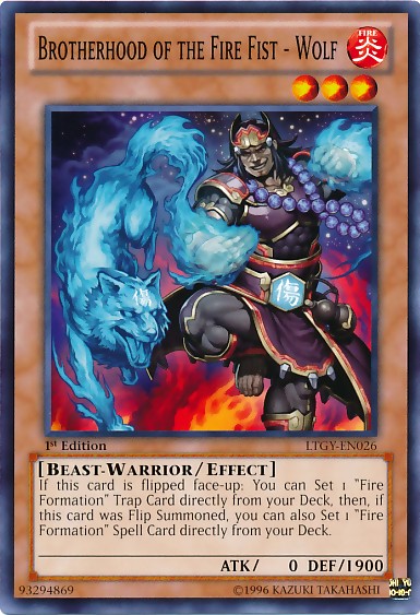 Brotherhood of the Fire Fist - Wolf - LTGY-EN026 - Common - 1st Edition available at 401 Games Canada