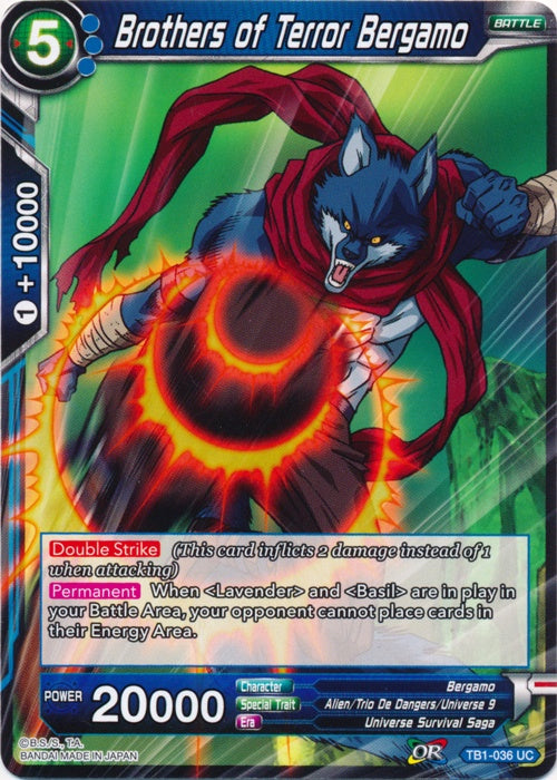 Brothers of Terror Bergamo - TB1-036 - Uncommon (Foil) available at 401 Games Canada