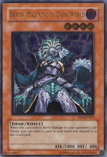 Brron, Mad King of Dark World - EEN-EN022 - Ultimate Rare - Unlimited available at 401 Games Canada