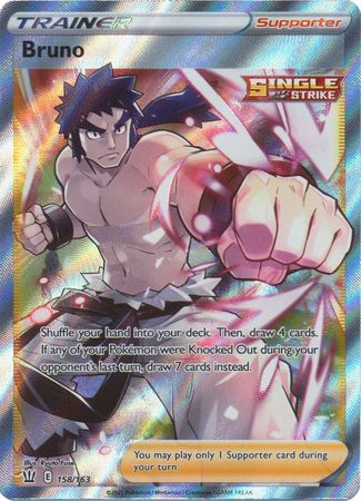 Bruno - 158/163 - Full Art Ultra Rare available at 401 Games Canada