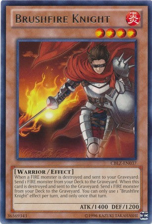 Brushfire Knight - CBLZ-EN037 - Rare - Unlimited available at 401 Games Canada