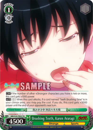 Brushing Teeth, Karen Araragi - NM/S24-TE02 - Trial Deck available at 401 Games Canada