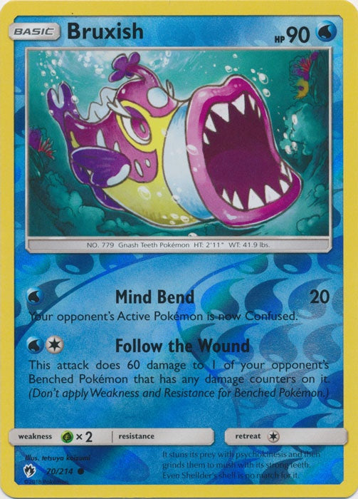 Bruxish - 70/214 - Common - Reverse Holo available at 401 Games Canada