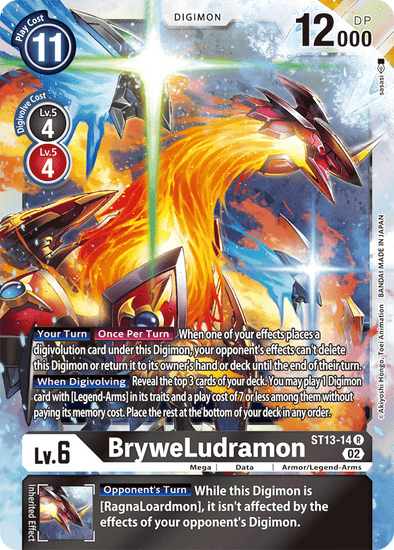 BryweLudramon - ST13-14 - Rare available at 401 Games Canada