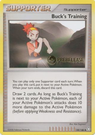 Buck's Training - 130/146 - Pre-Release Promo available at 401 Games Canada