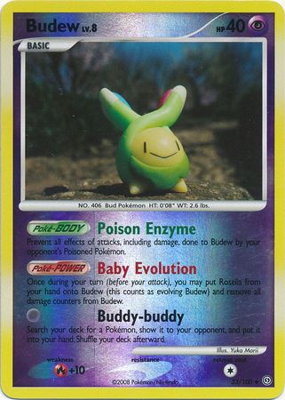 Budew - 33/100 - Uncommon - Reverse Holo available at 401 Games Canada