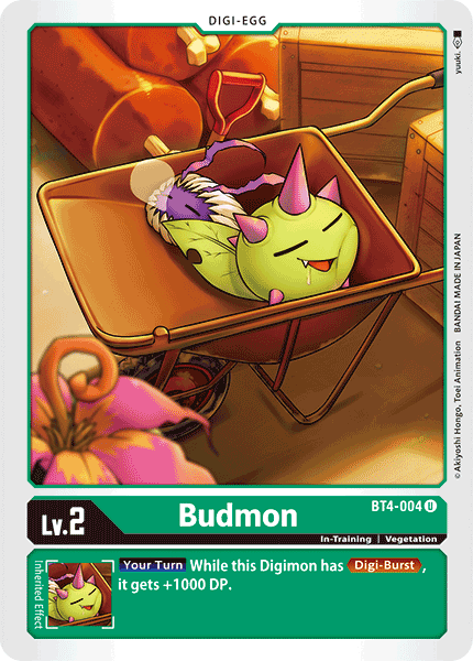 Budmon - BT4-004 - Uncommon available at 401 Games Canada