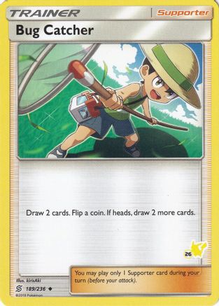 Bug Catcher (#26 Pikachu Stamped) - 189/236 - Promo available at 401 Games Canada