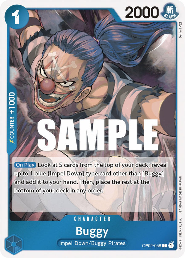 Buggy - OP02-058 - Rare available at 401 Games Canada