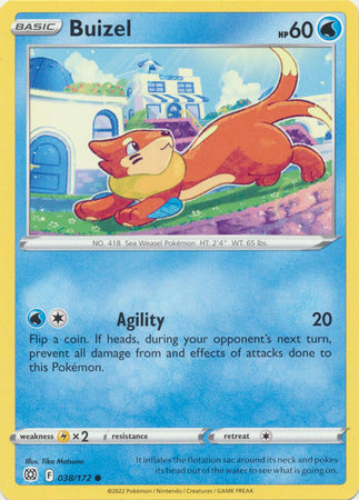 Buizel - 038/172 - Common available at 401 Games Canada