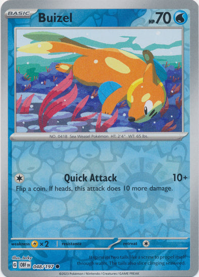 Buizel - 048/197 - Common - Reverse Holo available at 401 Games Canada