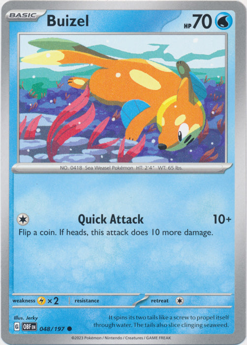 Buizel - 048/197 - Common available at 401 Games Canada