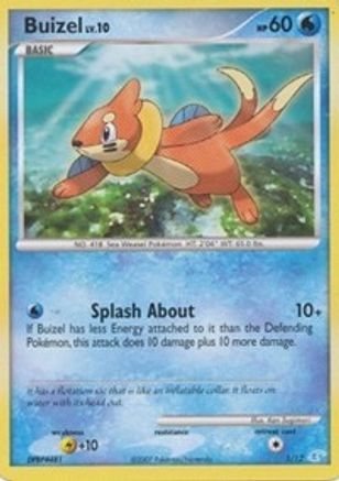 Buizel - 1/12 - Common available at 401 Games Canada