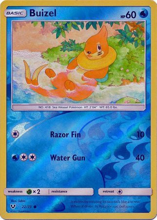 Buizel - 22/73 - Common - Reverse Holo available at 401 Games Canada