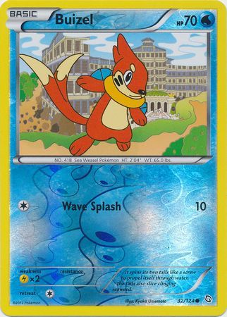 Buizel - 32/124 - Common - Reverse Holo available at 401 Games Canada