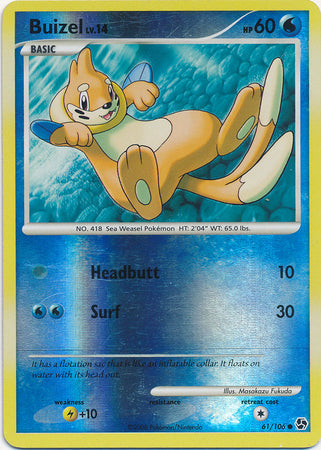 Buizel - 61/106 - Common - Reverse Holo available at 401 Games Canada