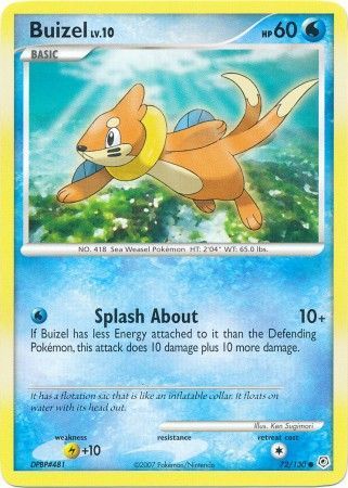 Buizel - 72/130 - Common available at 401 Games Canada