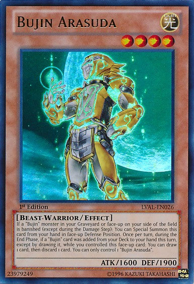 Bujin Arasuda - LVAL-EN026 - Ultra Rare - 1st Edition available at 401 Games Canada
