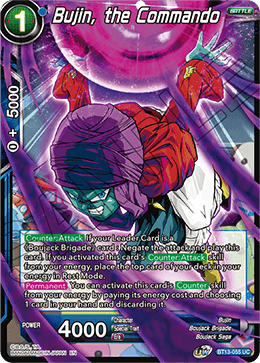 Bujin, the Commando - BT13-055 - Uncommon (FOIL) available at 401 Games Canada