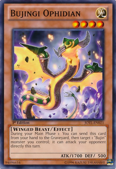 Bujingi Ophidian - JOTL-EN021 - Common - 1st Edition available at 401 Games Canada