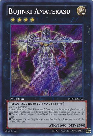 Bujinki Amaterasu - PRIO-EN052 - Secret Rare - 1st Edition available at 401 Games Canada