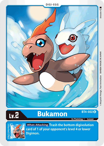 Bukamon - BT4-002 - Uncommon available at 401 Games Canada