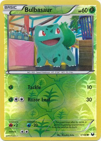 Bulbasaur - 1/108 - Common - Reverse Holo available at 401 Games Canada