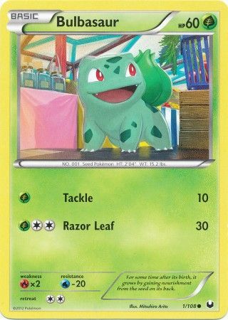 Bulbasaur - 1/108 - Common available at 401 Games Canada