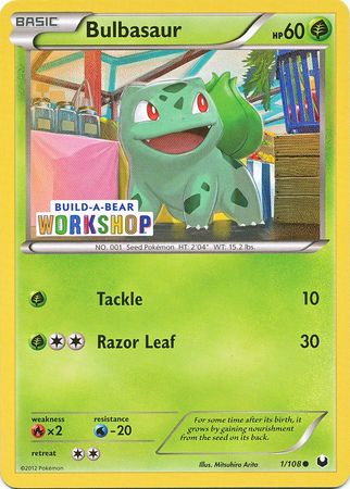 Bulbasaur - 1/108 - Promo - Build-A-Bear Workshop available at 401 Games Canada