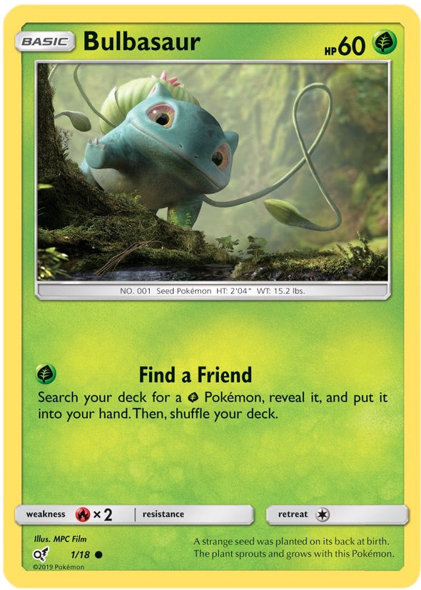 Bulbasaur - 1/18 - Common available at 401 Games Canada