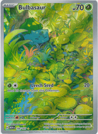 Bulbasaur - 166/165 - Illustration Rare available at 401 Games Canada