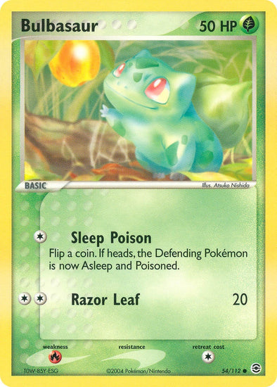 Bulbasaur - 54/112 - Common available at 401 Games Canada