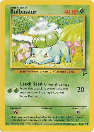 Bulbasaur - 67/130 - Common available at 401 Games Canada