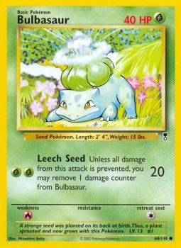 Bulbasaur - 68/110 - Common available at 401 Games Canada