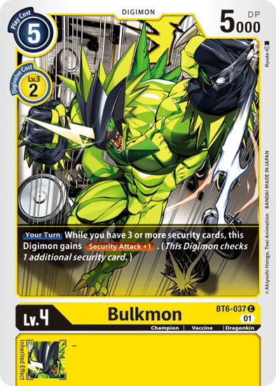 Bulkmon - BT6-037 - Common available at 401 Games Canada